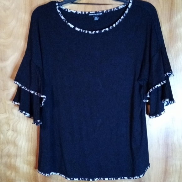 Cable and gauge medium blouse pretty sleeves - Picture 4 of 9